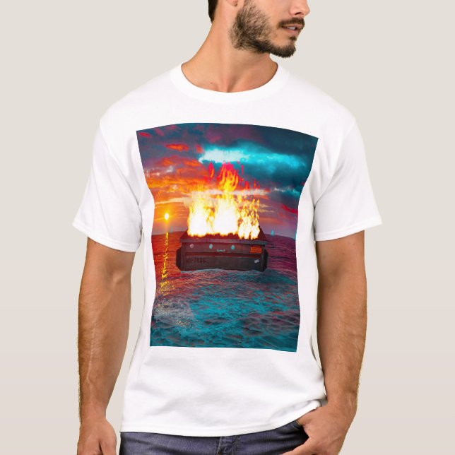 T-shirt Feu de benne (Devant)