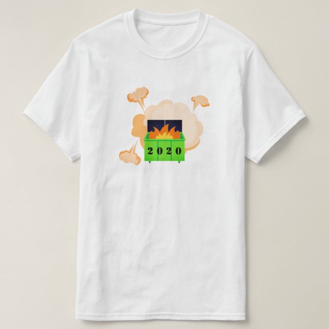 T-shirt Feu de benne personnalisable 2020 (Design devant)