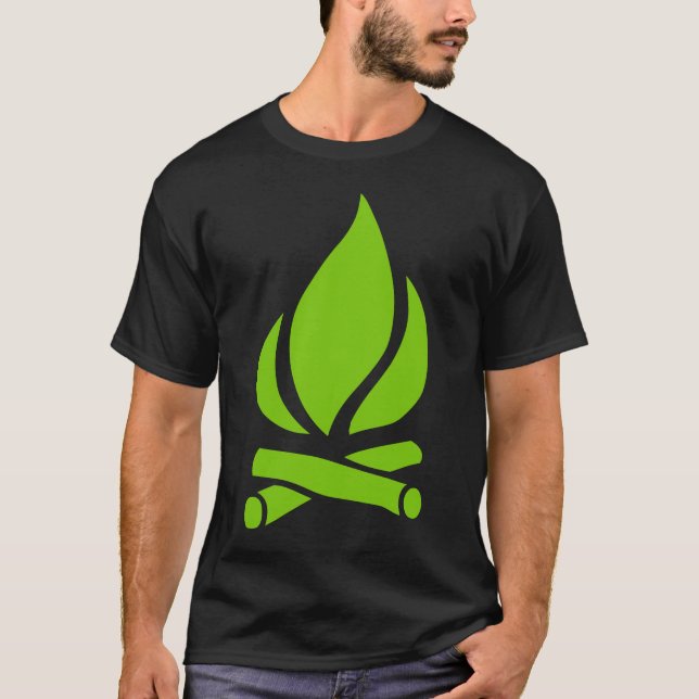 T-shirt Feu de camp (Devant)