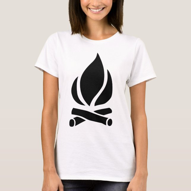 T-shirt Feu de camp (Devant)