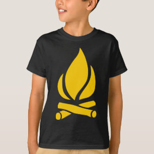 T-shirt Feu de camp