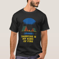 Feu de camp est mon genre de feu Camping Randonnée