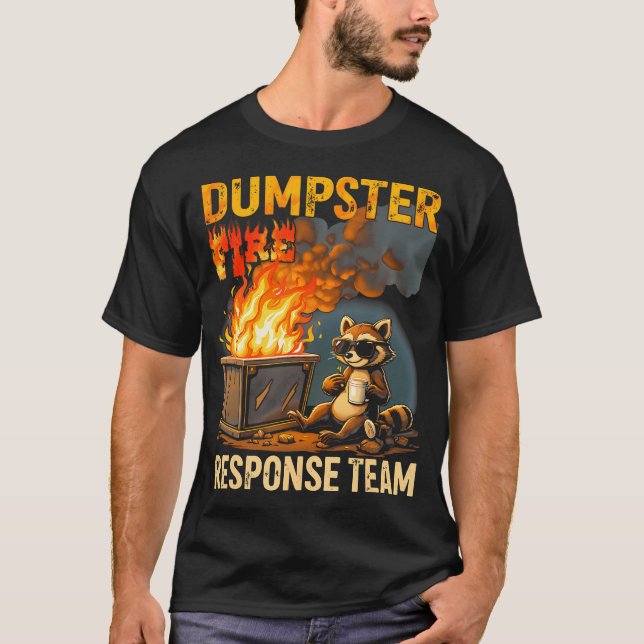 T-shirt Feu de camp pour boire (Devant)