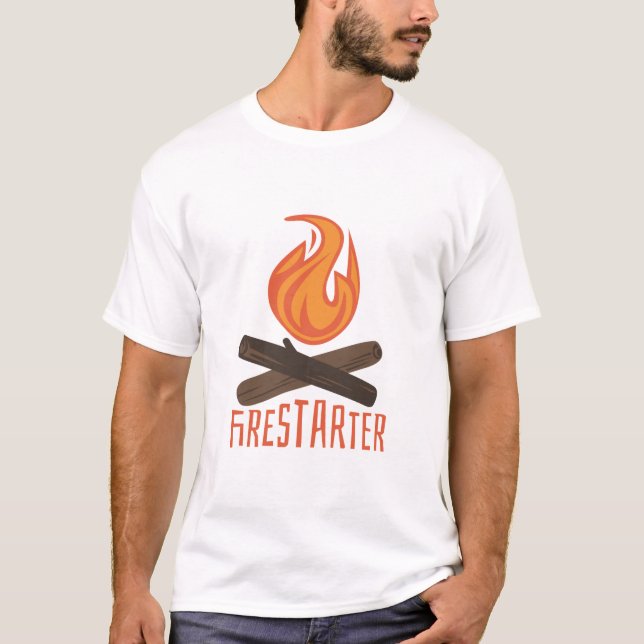 T-shirt Feu de campagne de Firestarter (Devant)
