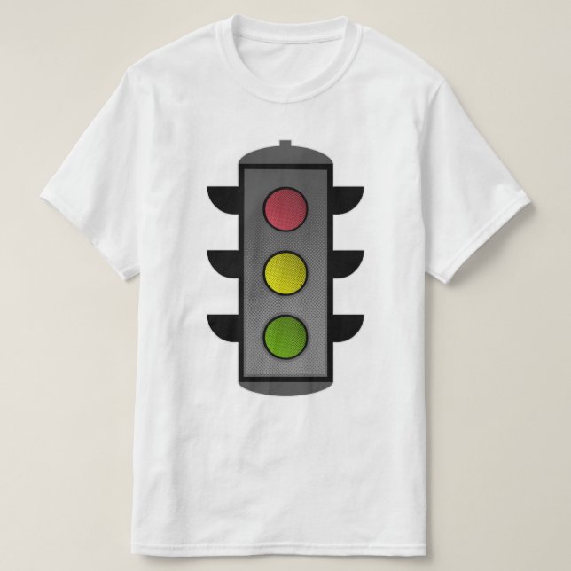 T-shirt Feu de circulation Pop Art (Design devant)