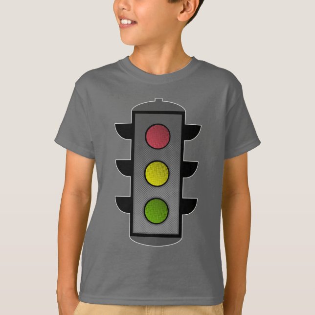 T-shirt Feu de circulation Pop Art (Devant)
