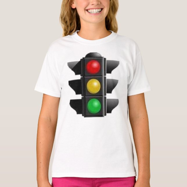 T-shirt "feu de circulation" pour dames (Devant)