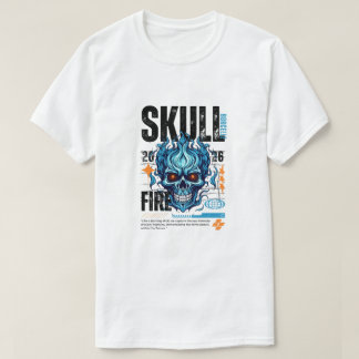 T-shirt Feu de crâne