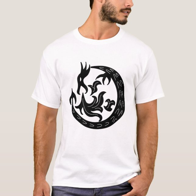 T-shirt Feu de dragon (Devant)