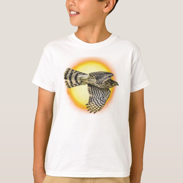 T-shirt Feu de Faucon Volant  (Devant)