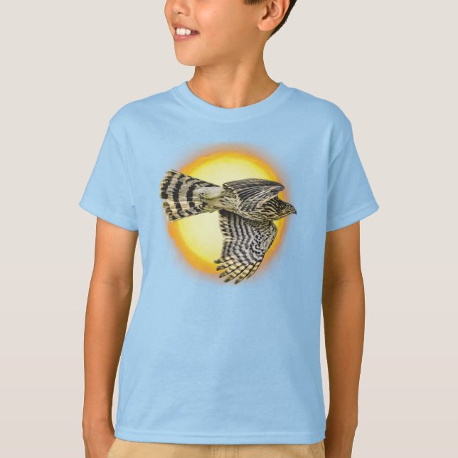 T-shirt Feu de Faucon Volant  (Devant)