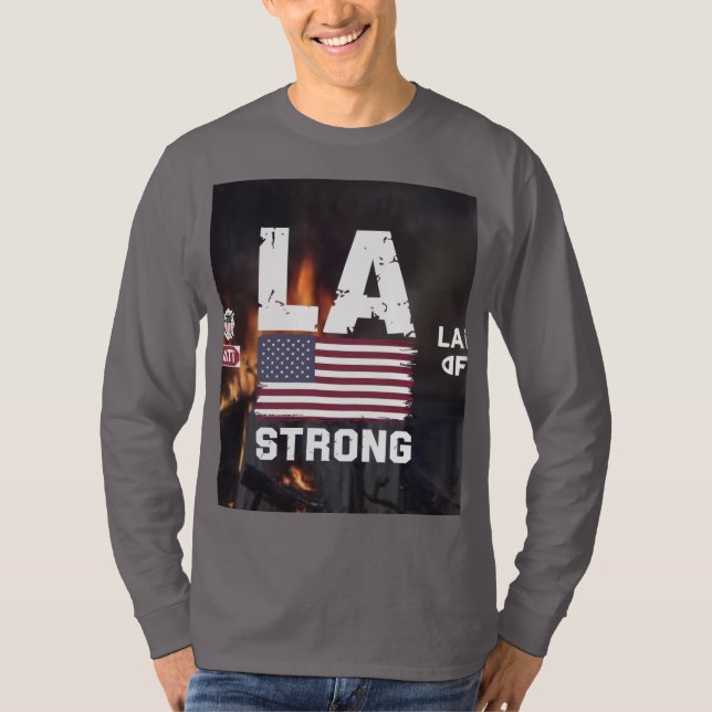 T-shirt feu de los angeles (Devant)