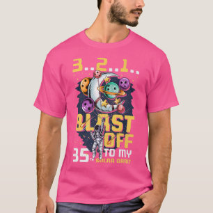 T-shirt Feu De Mon 35E Orbite Solaire, 35E Anniversaire Co