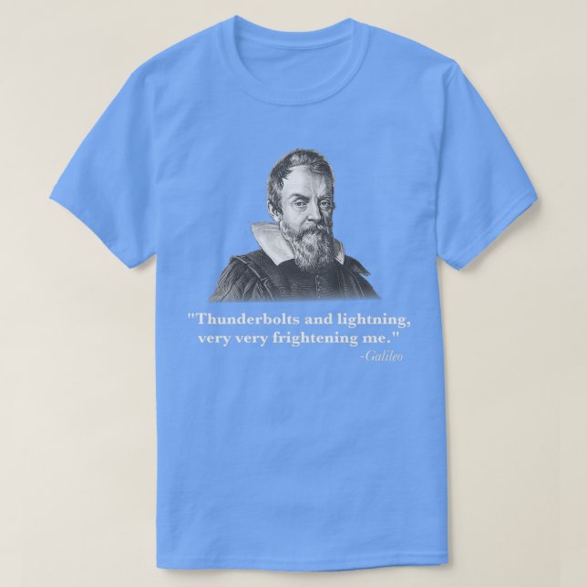T-shirt Feu de tonnerre et galileo de foudre (Design devant)