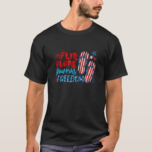 T-shirt Feu D'Oeuvre Et Liberté 4 Juil (Devant)