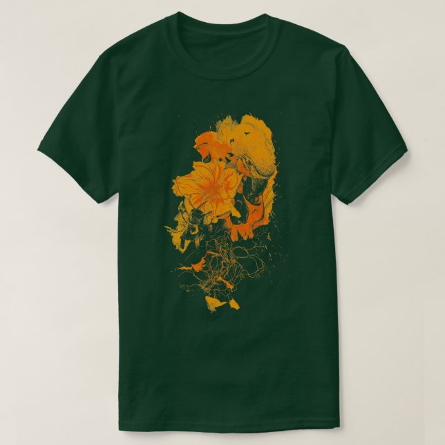 T-shirt Feu foncé de pollinisation (Design devant)