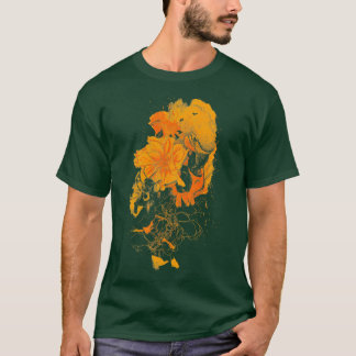 T-shirt Feu foncé de pollinisation
