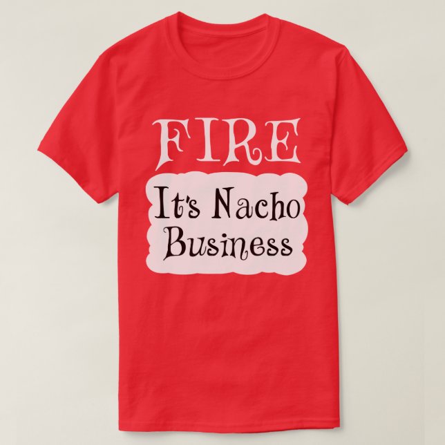 T-shirt FEU Hot Packet Halloween Taco costume (Design devant)