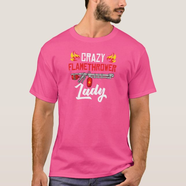 T-shirt Feu lance-flammes Feu lance-flammes Feu lance-flam (Devant)