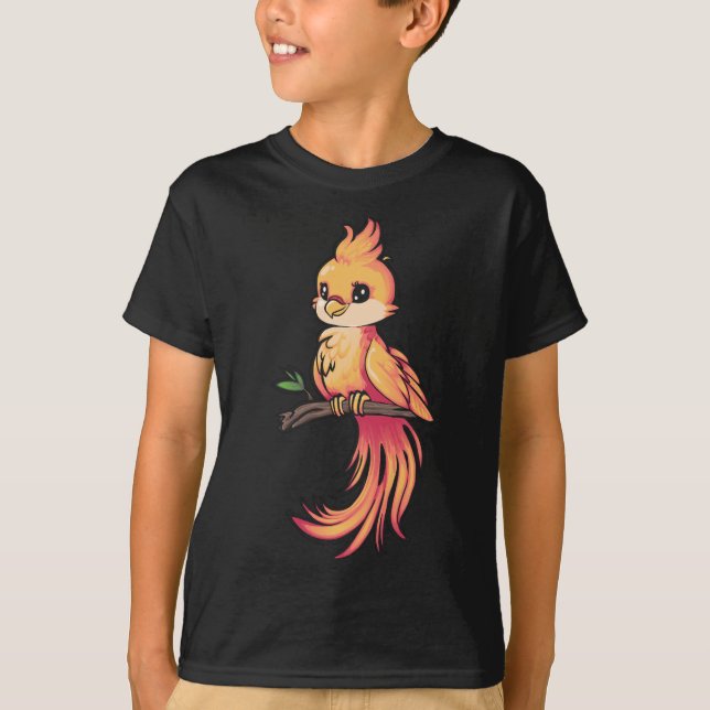 T-shirt Feu Phoenix - Imaginaire (Devant)