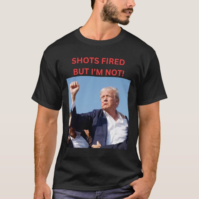 T-shirt Feu ! Président Trump (Devant)