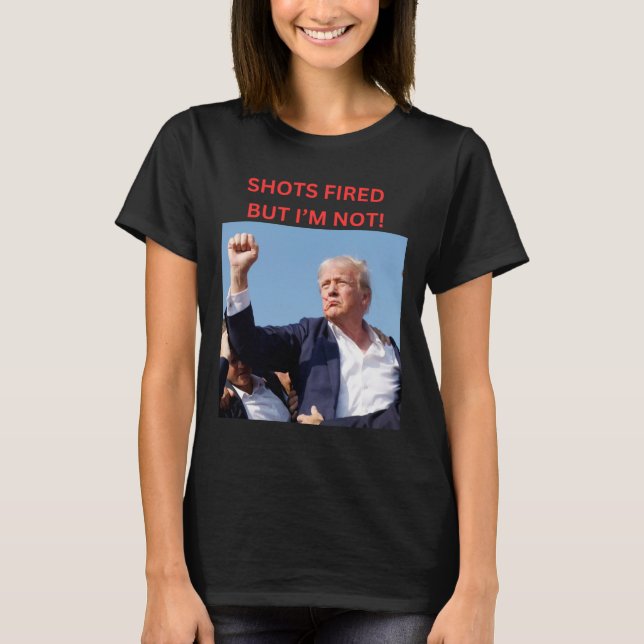 T-shirt Feu ! Président Trump (Devant)