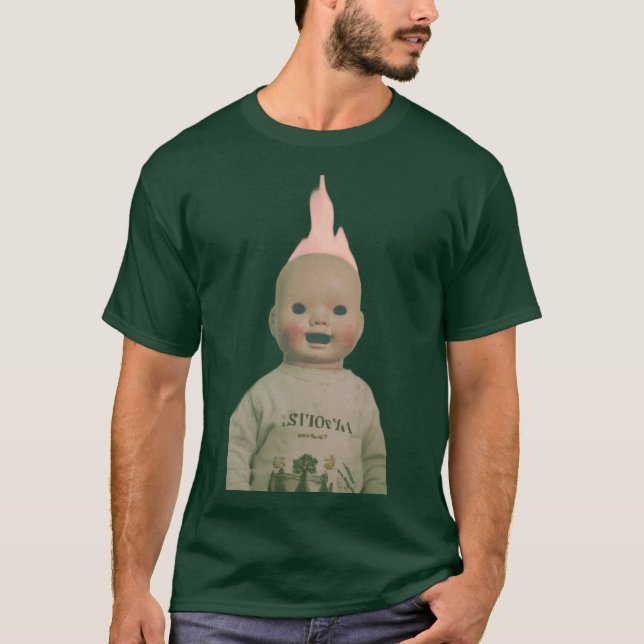 T-shirt Feu sur sa tête (Devant)