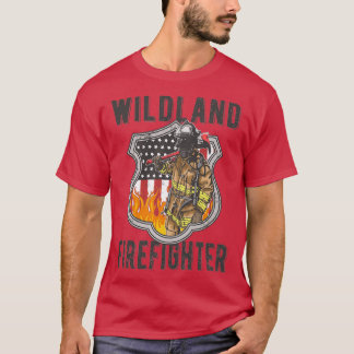 T-shirt Feu Wildland Red Line Feu Wildland