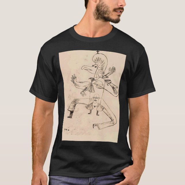 T-shirt Feuer Clown I (Clown de feu) Abstrait ,expressionn (Devant)