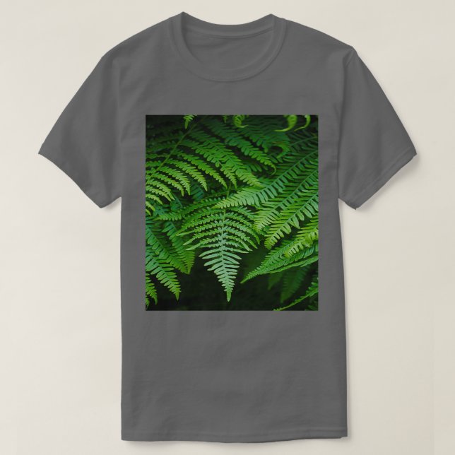 T-shirt feuillage botanique de la forêt tropicale (Design devant)