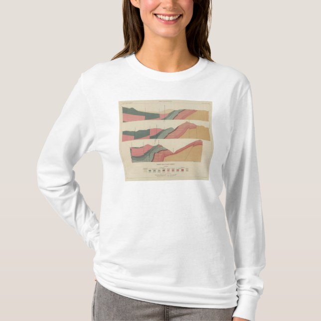 T-shirt Feuille 2 de montagne d'Aspen (Devant)