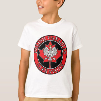 T-shirt Feuille canadienne ronde de Saskatoon