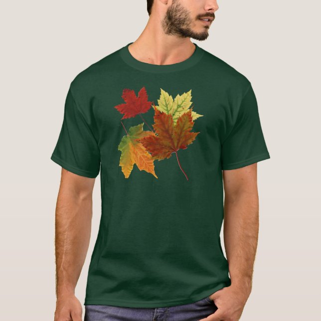 T-shirt Feuille d'automne (Devant)