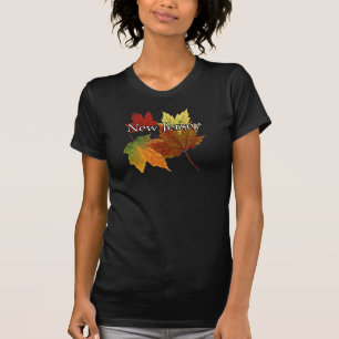 T-SHIRT FEUILLE D'AUTOMNE DANS LE NEW JERSEY