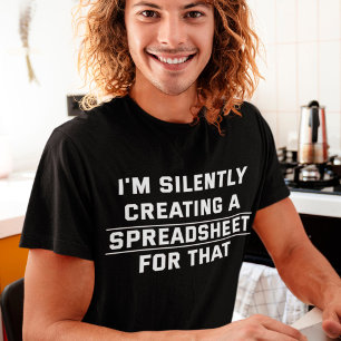 T-shirt Feuille de calcul comptable Actuel Cpa Drôle Dit