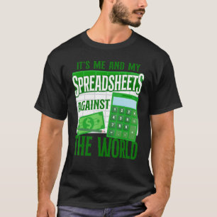 T-shirt Feuille de calcul comptable comptable comptable Vi