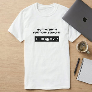 T-shirt Feuille de calcul géniale de formules fonctionnell