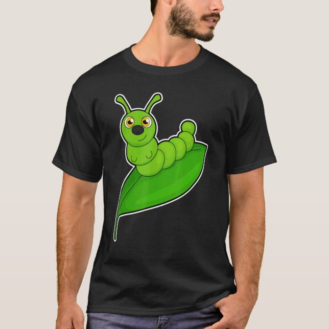 T-shirt Feuille de chenille (Devant)