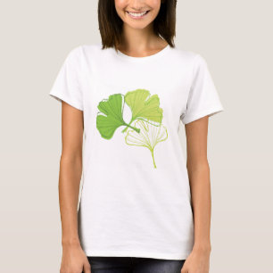 T-shirt Feuille de Ginkgo