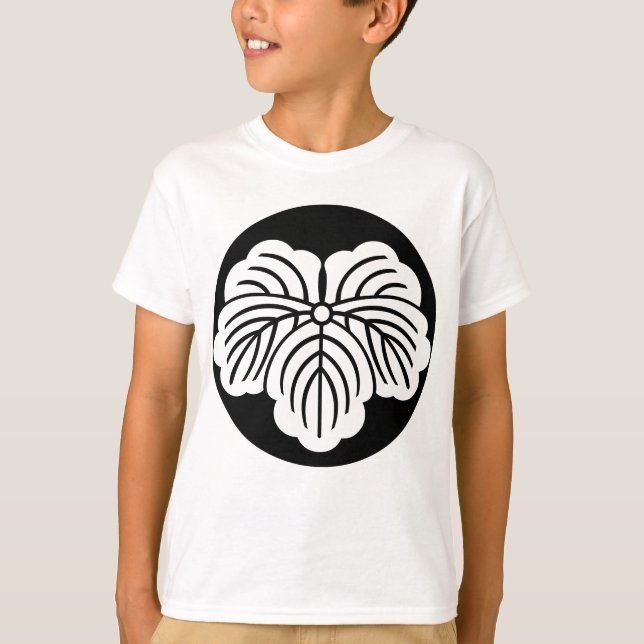T-shirt Feuille de lierre dans gâteau de riz (Devant)