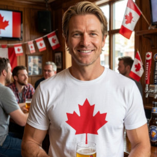 T-Shirt Feuille de Maple Canadienne