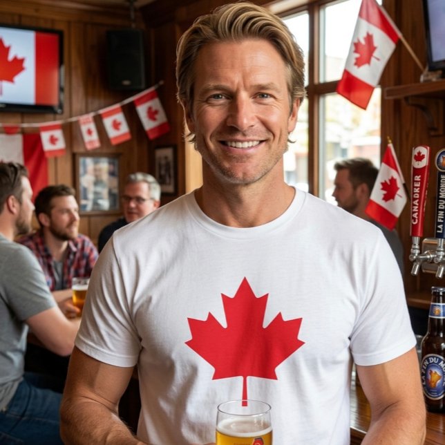 T-Shirt Feuille de Maple Canadienne (Créateur téléchargé)