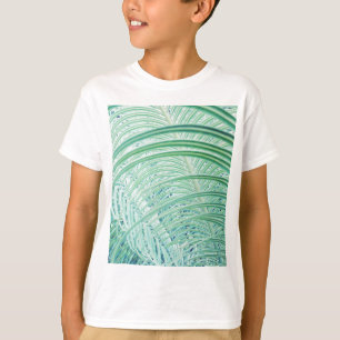 T-shirt Feuille de palme Plante verte douce