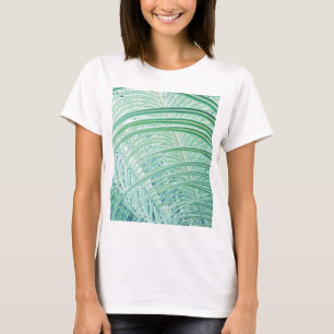 T-shirt Feuille de palmier de plante verte douce