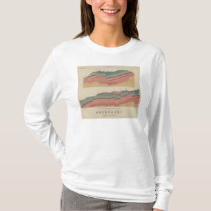 T-shirt Feuille de secteur d'extraction de parc de