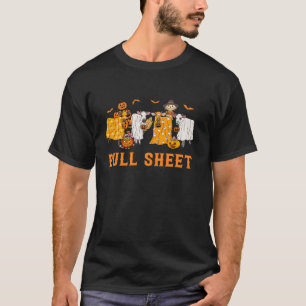 T-shirt Feuille de taureau Fantôme de vache Funky Animal d