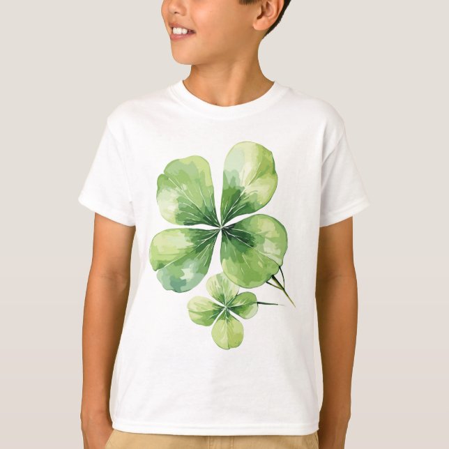 T-shirt Feuille de trèfle (Devant)