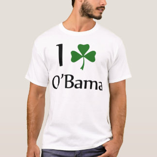 T-shirt feuille de trèfle d'obama