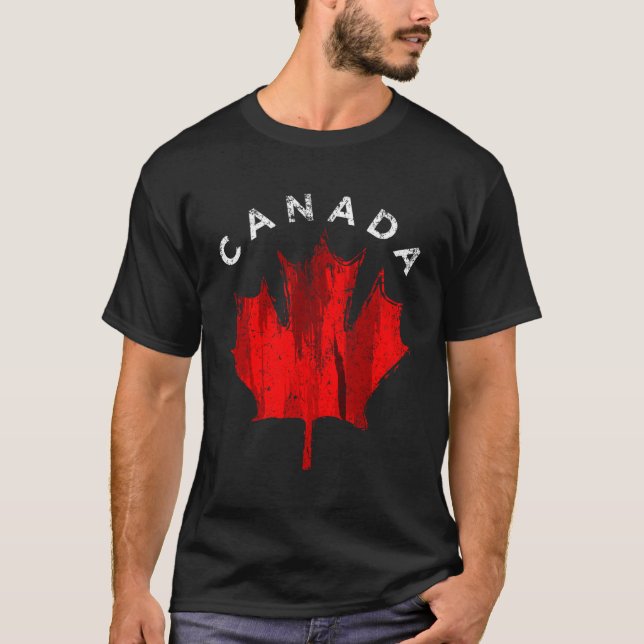 T-shirt Feuille d'érable Canada (Devant)