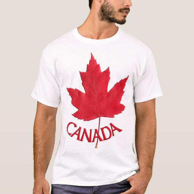 T-shirt Feuille d'érable Canada Chemise souvenir C (Devant)